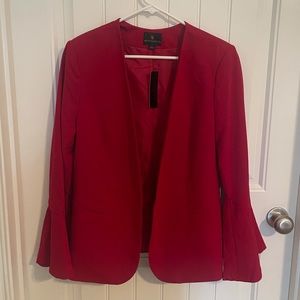 Worthington Red Blazer L NWT